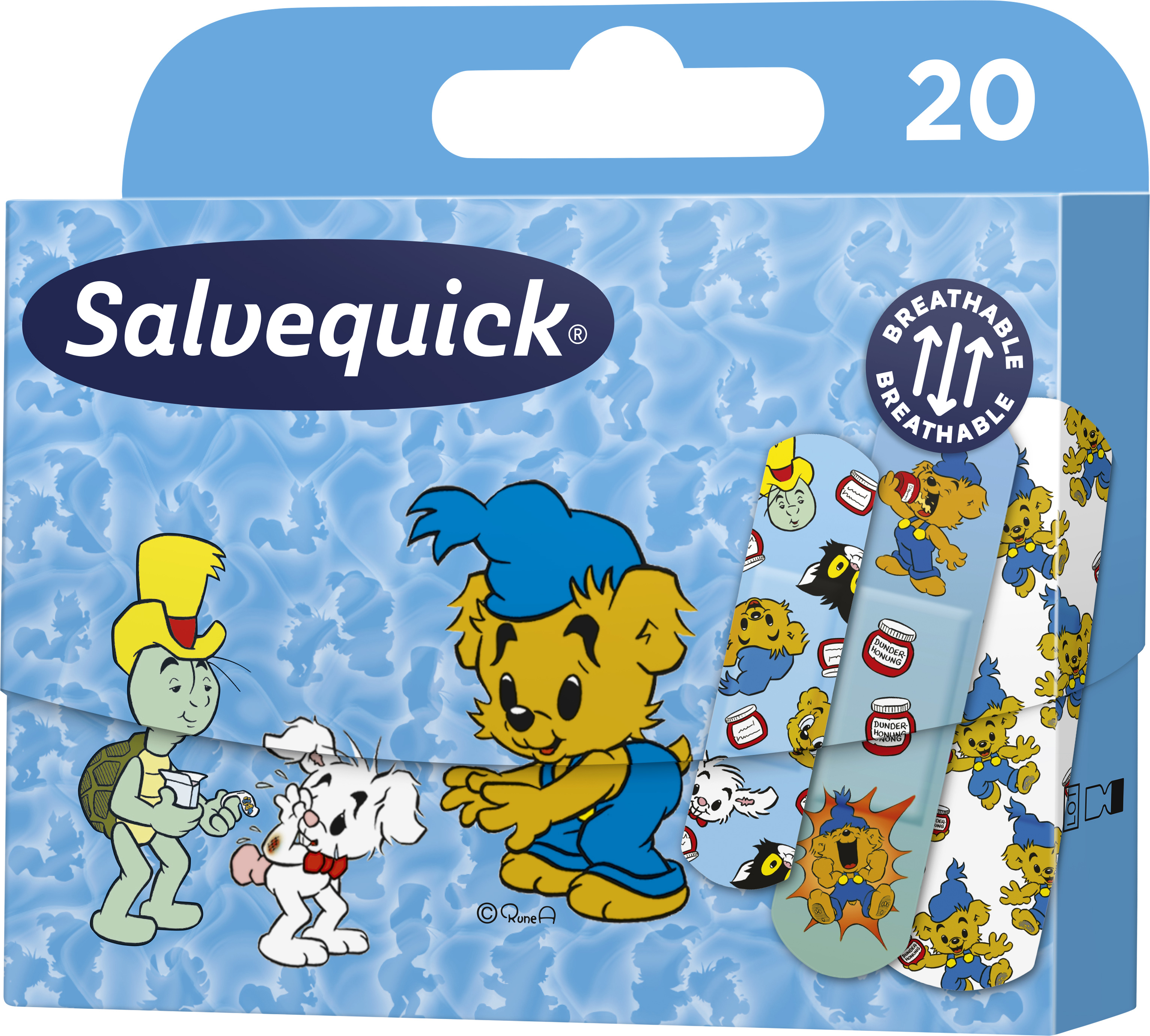 Plåster Smuts- och vattenavvisande 20-pack Bamse