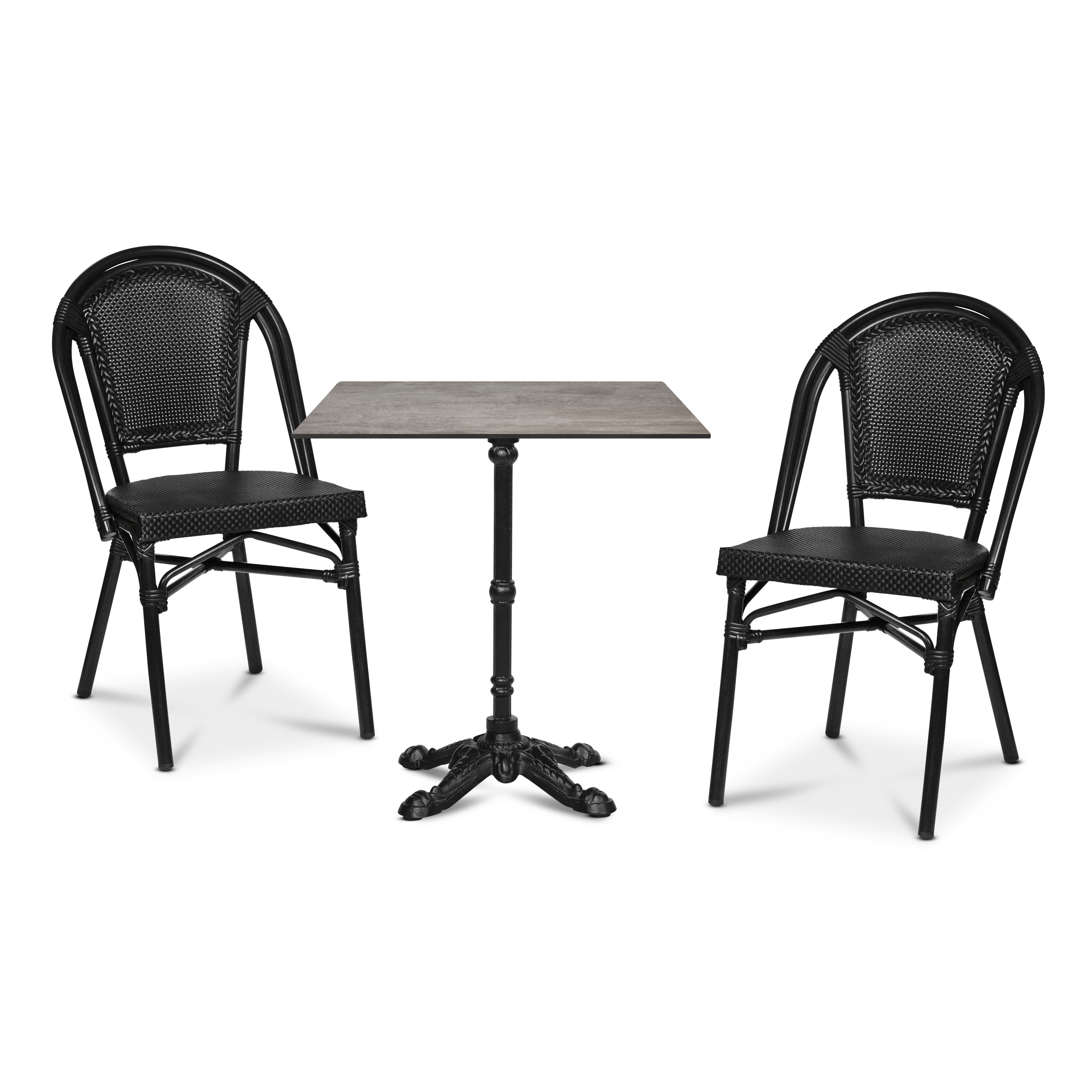 Paris Stol Texteline Svart