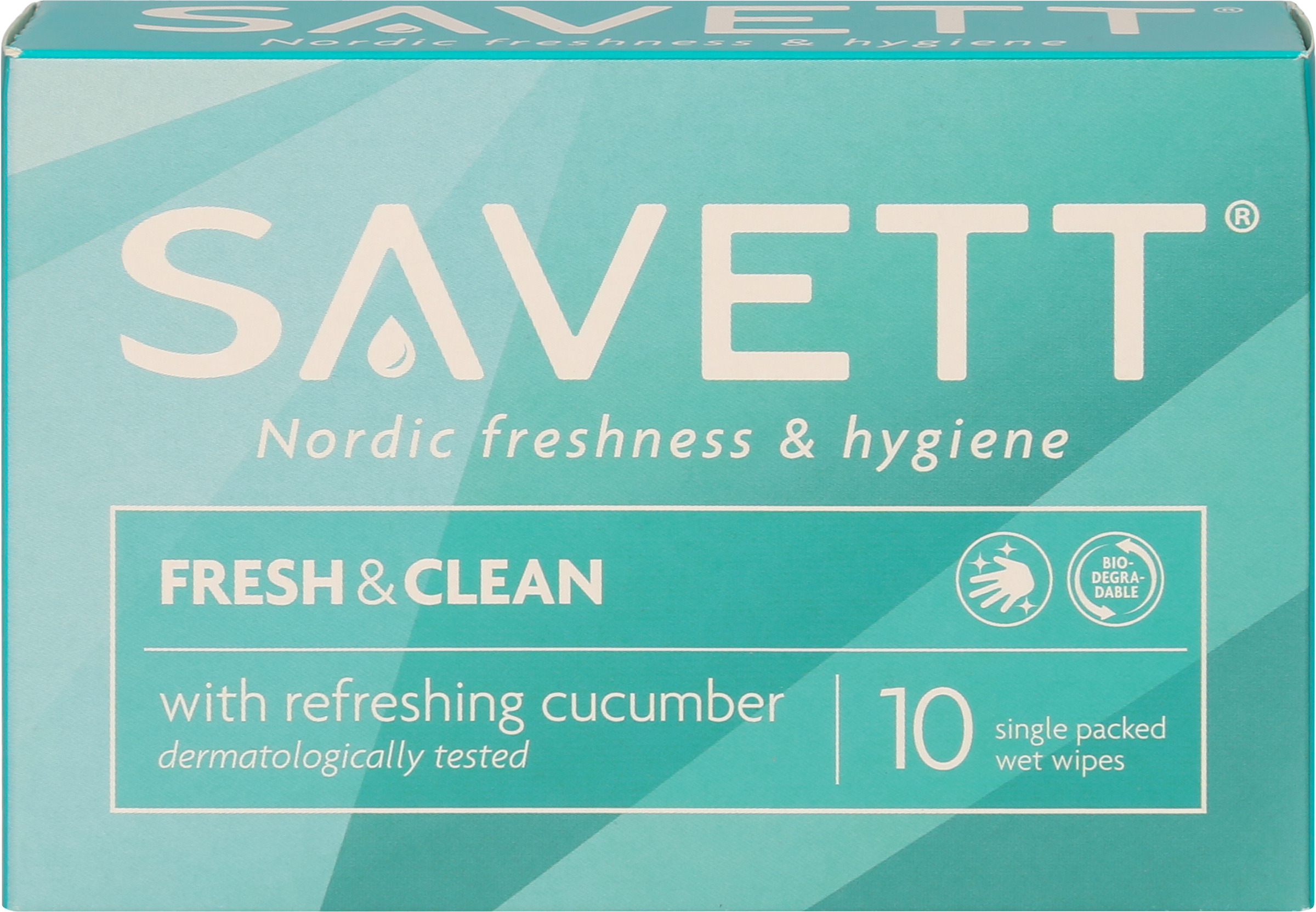 Våtservett Savett fresh styck förpackade 10st/frp