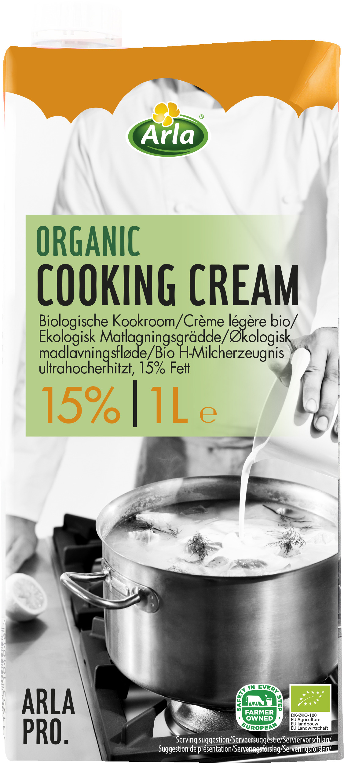 Matlagningsgrädde 15% Ekologisk