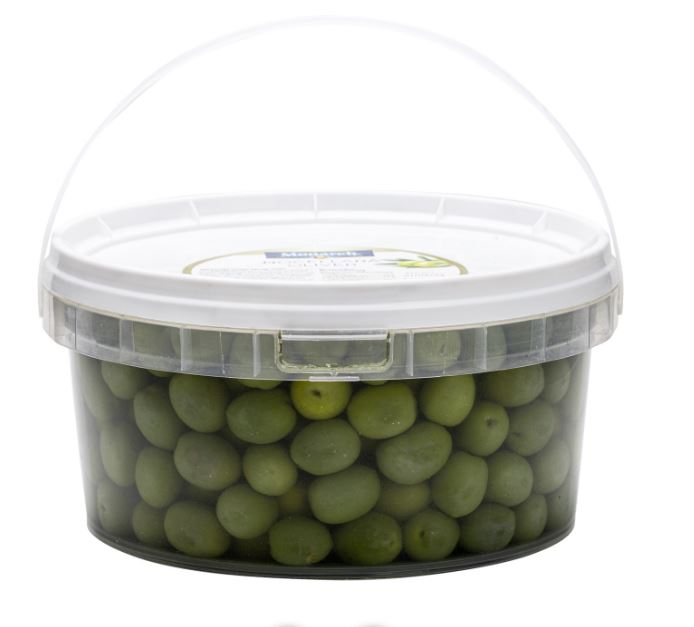 Gröna Nocellaraoliver med Kärna