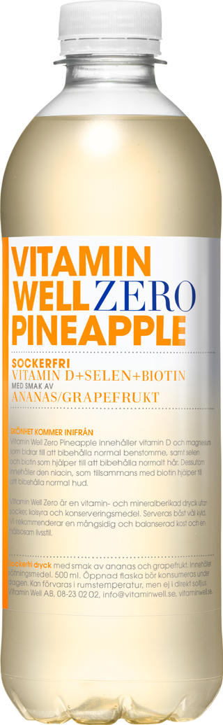 Vitamin Well Zero Pineapple PET