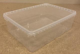 Förvaringsburk med lock polypropen
24,5x18,5x7,9cm 3L