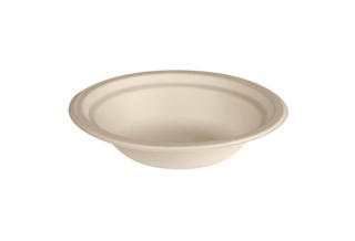 Tallrik Bagasse Djup Brun 180mm