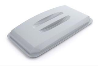 Lock till 60L plast grå