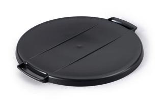 Lock till 40L återvunnen plast svart