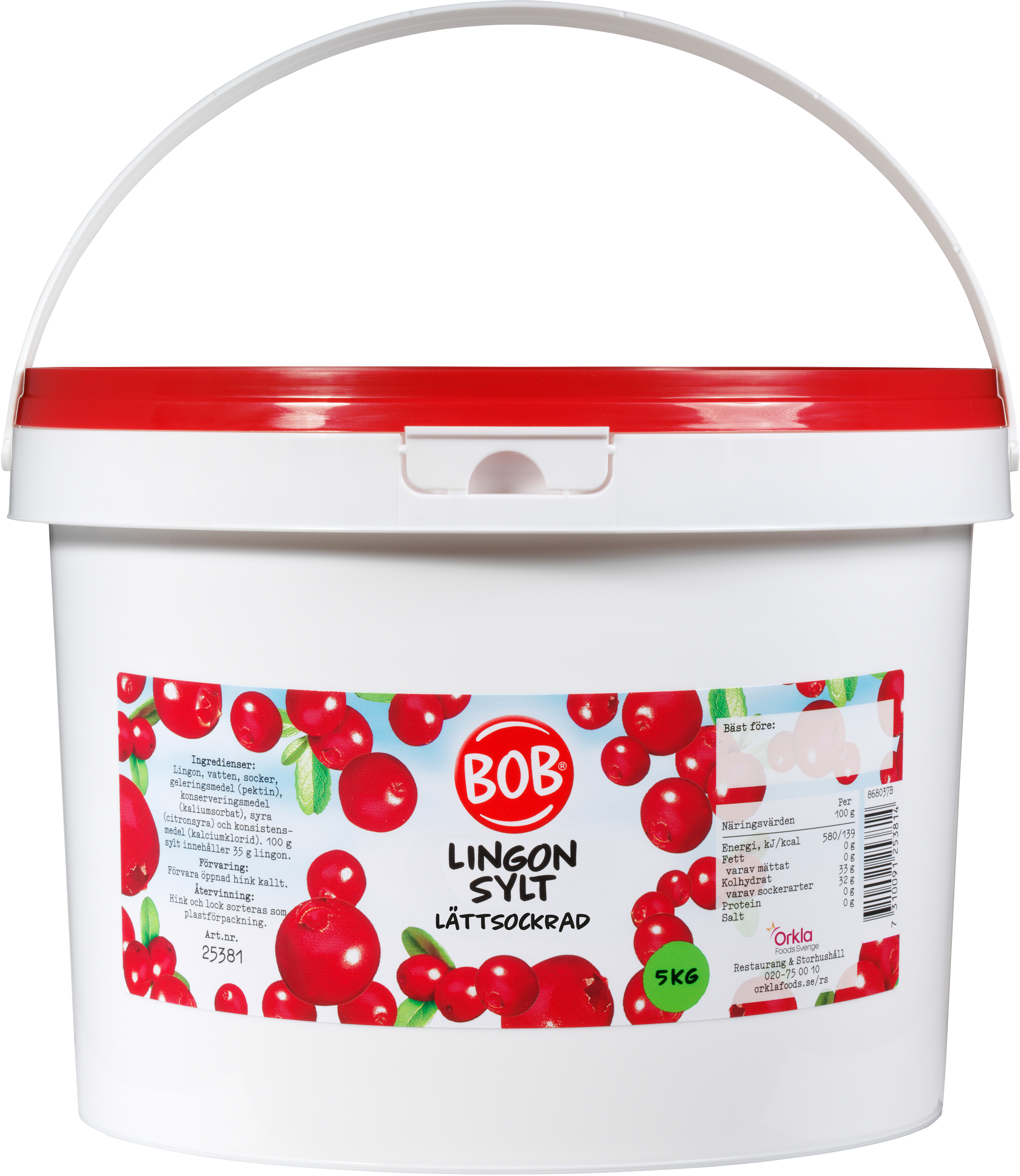 Lingonsylt Lättsockrad