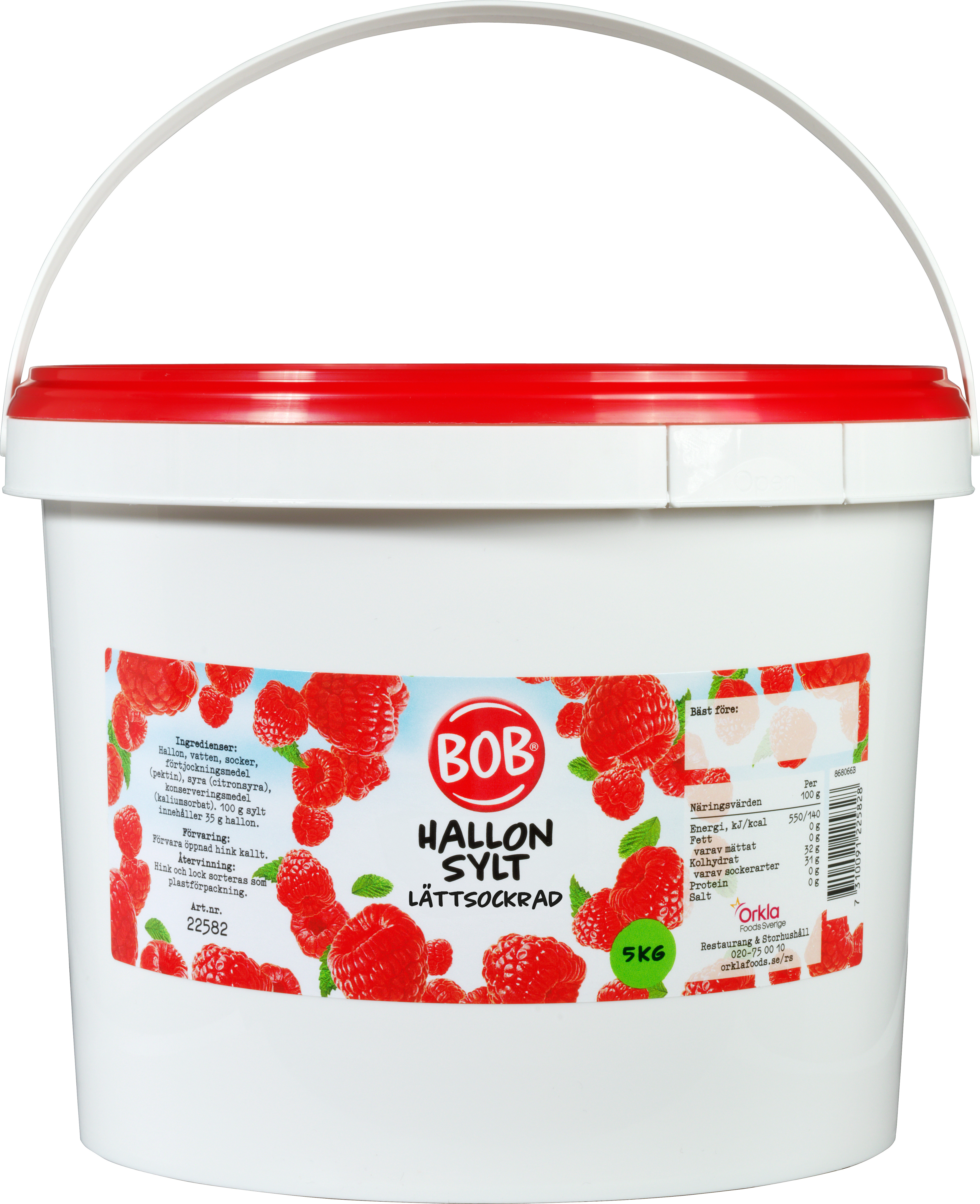 Hallonsylt Lättsockrad