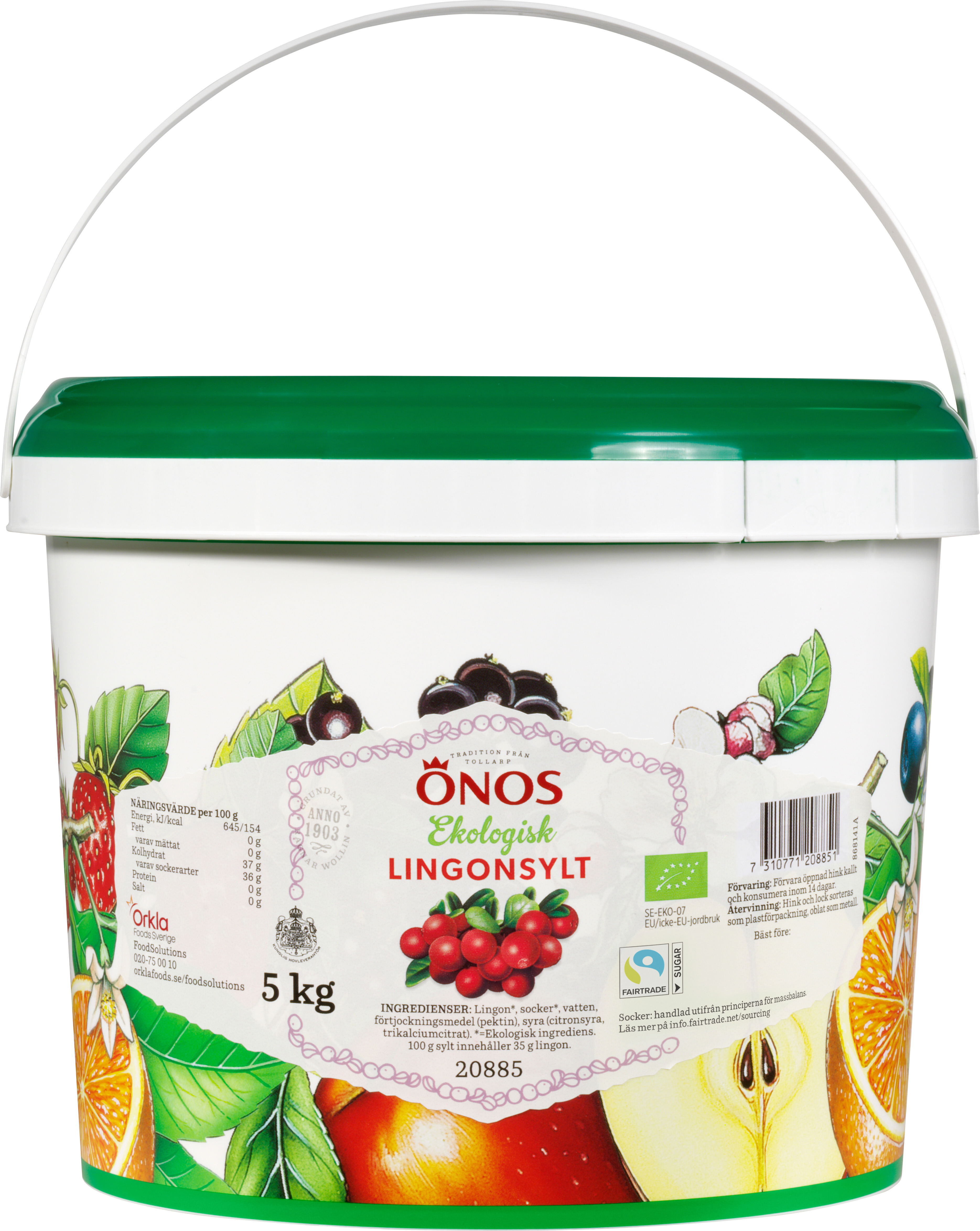 Lingonsylt Ekologisk Fairtrade
