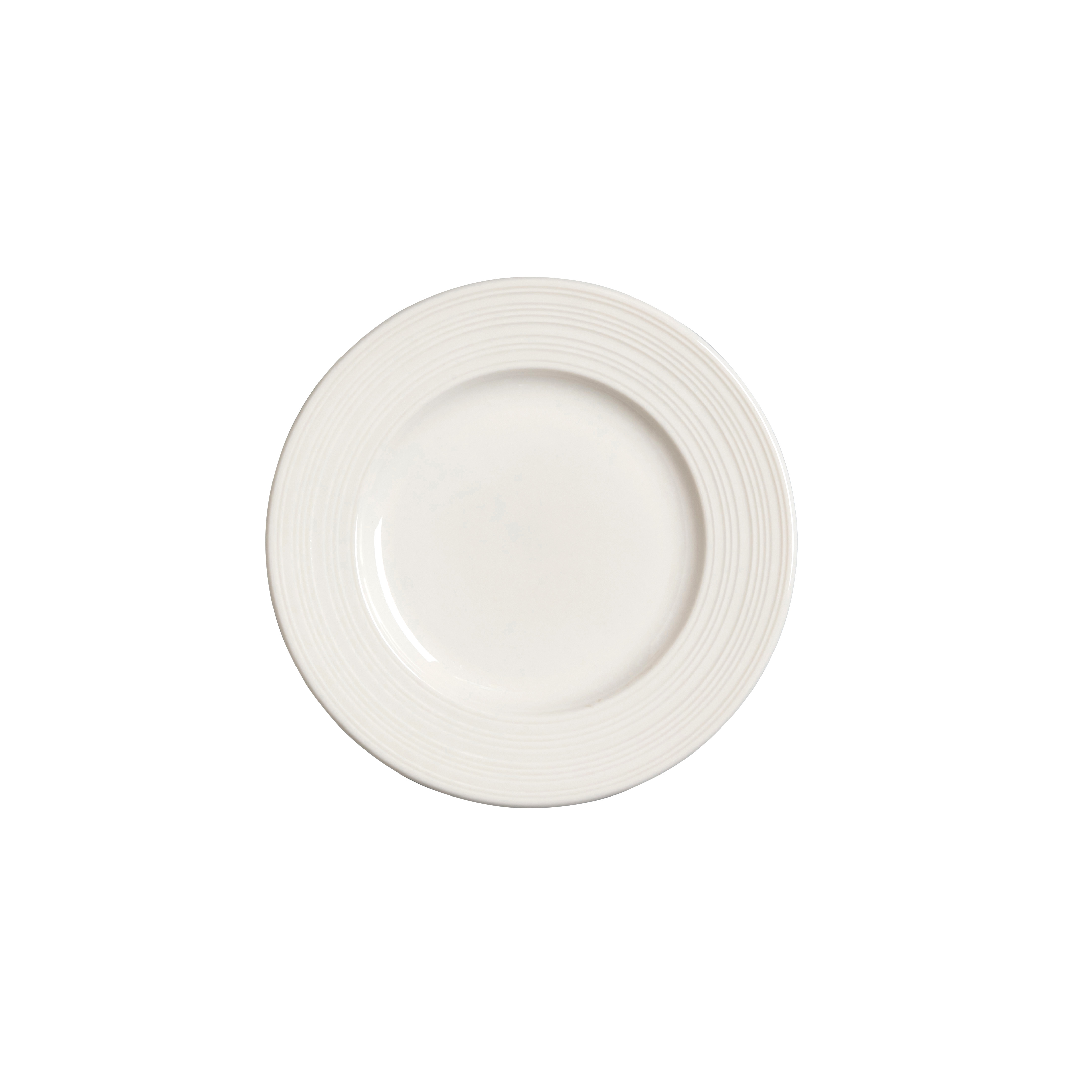 Concorde Tallrik Flat med Bräm Vit Ø16,5cm