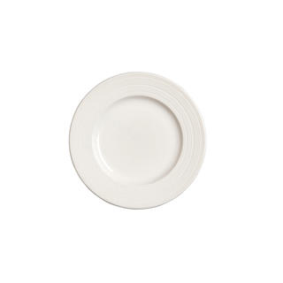 Concorde Tallrik Flat med Bräm Vit Ø16,5cm