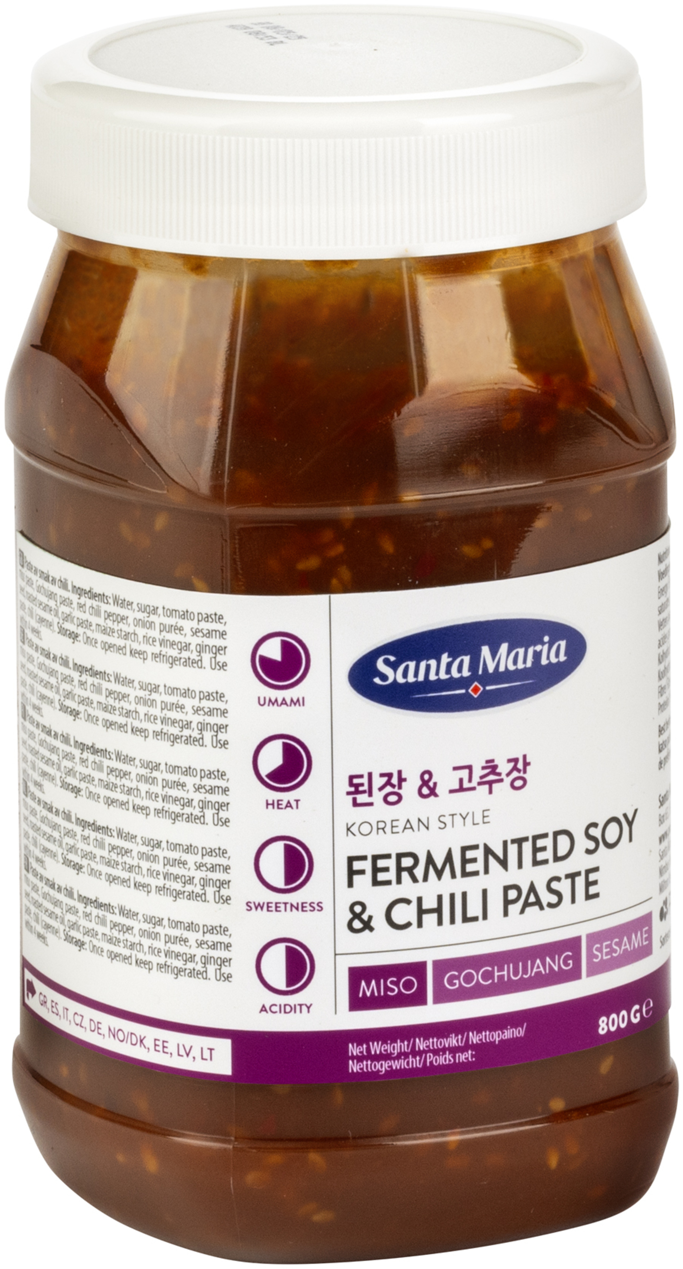 Korean Style Fermented Soy & Chili Paste