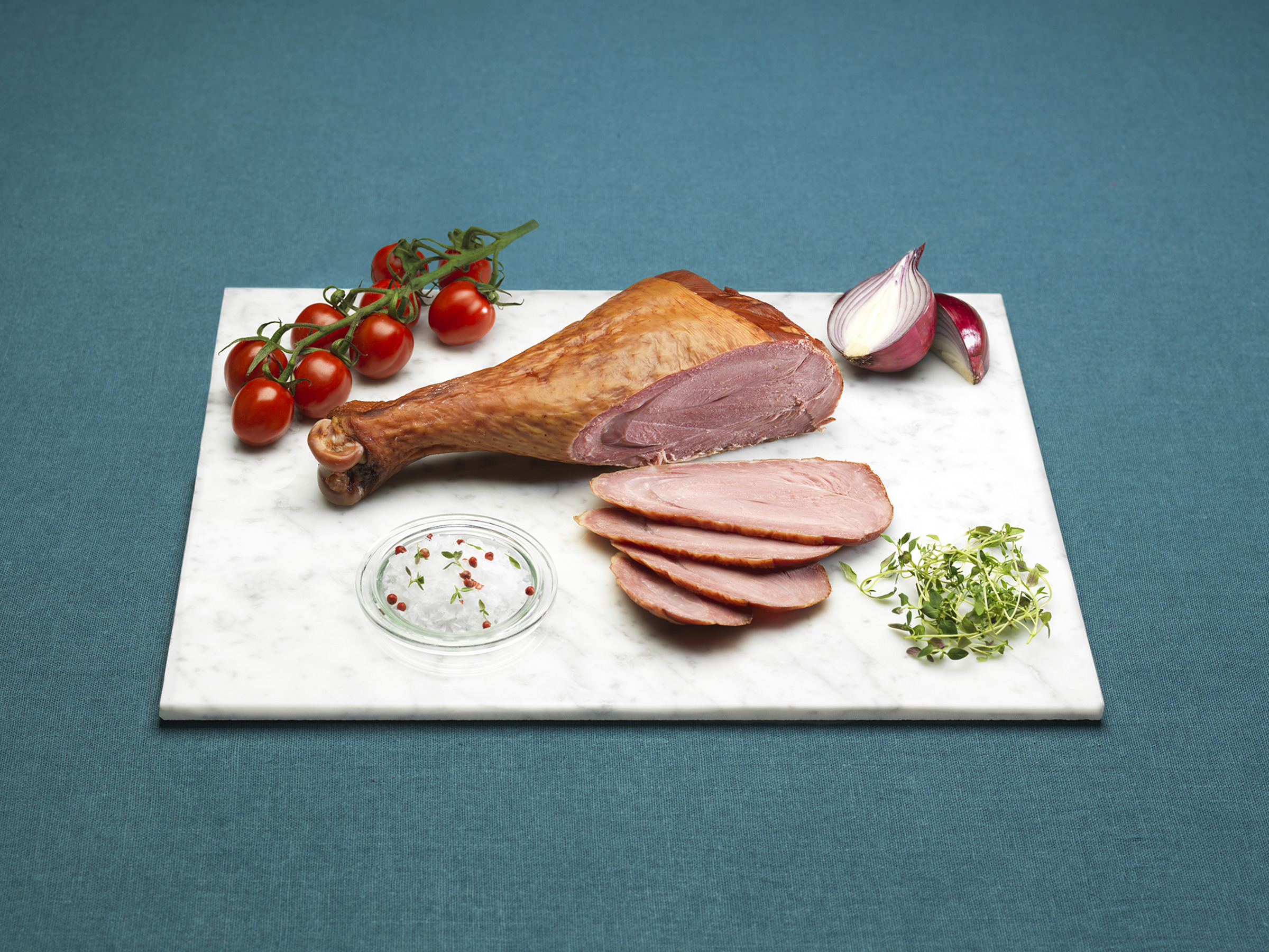 Kalkonklubba Basturökt ca 700g