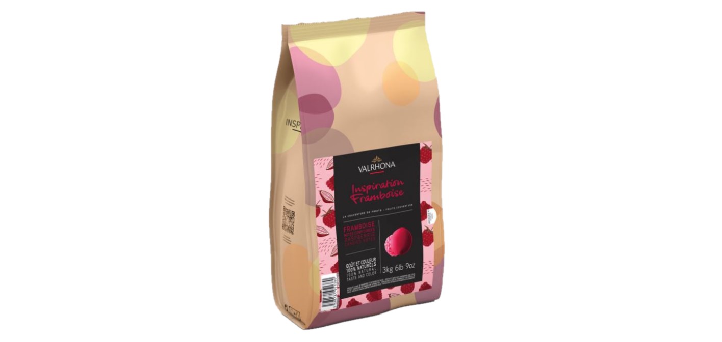 Valrhona Inspiration Hallon Chokladpellets