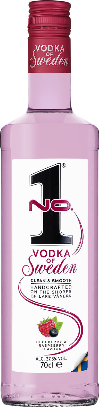 No.1 Vodka Blåbär & Hallon