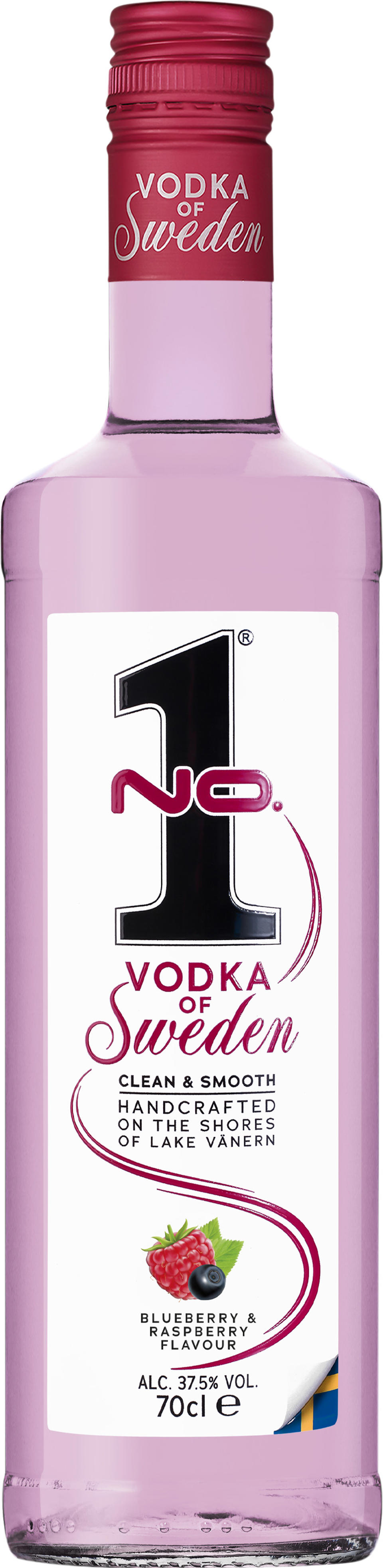 No.1 Vodka Blåbär & Hallon