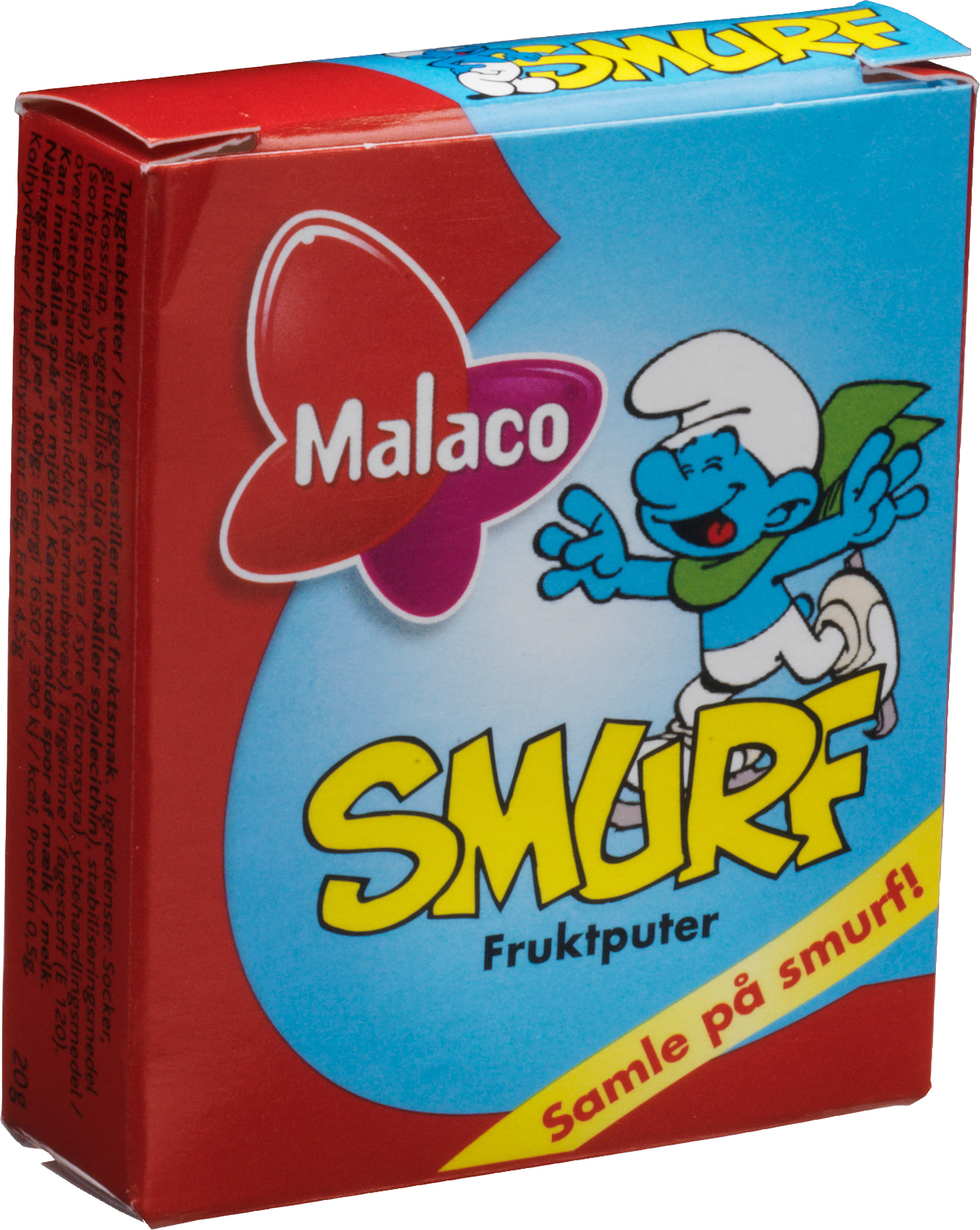 Smurfarnas Tablettask med Fruktsmak