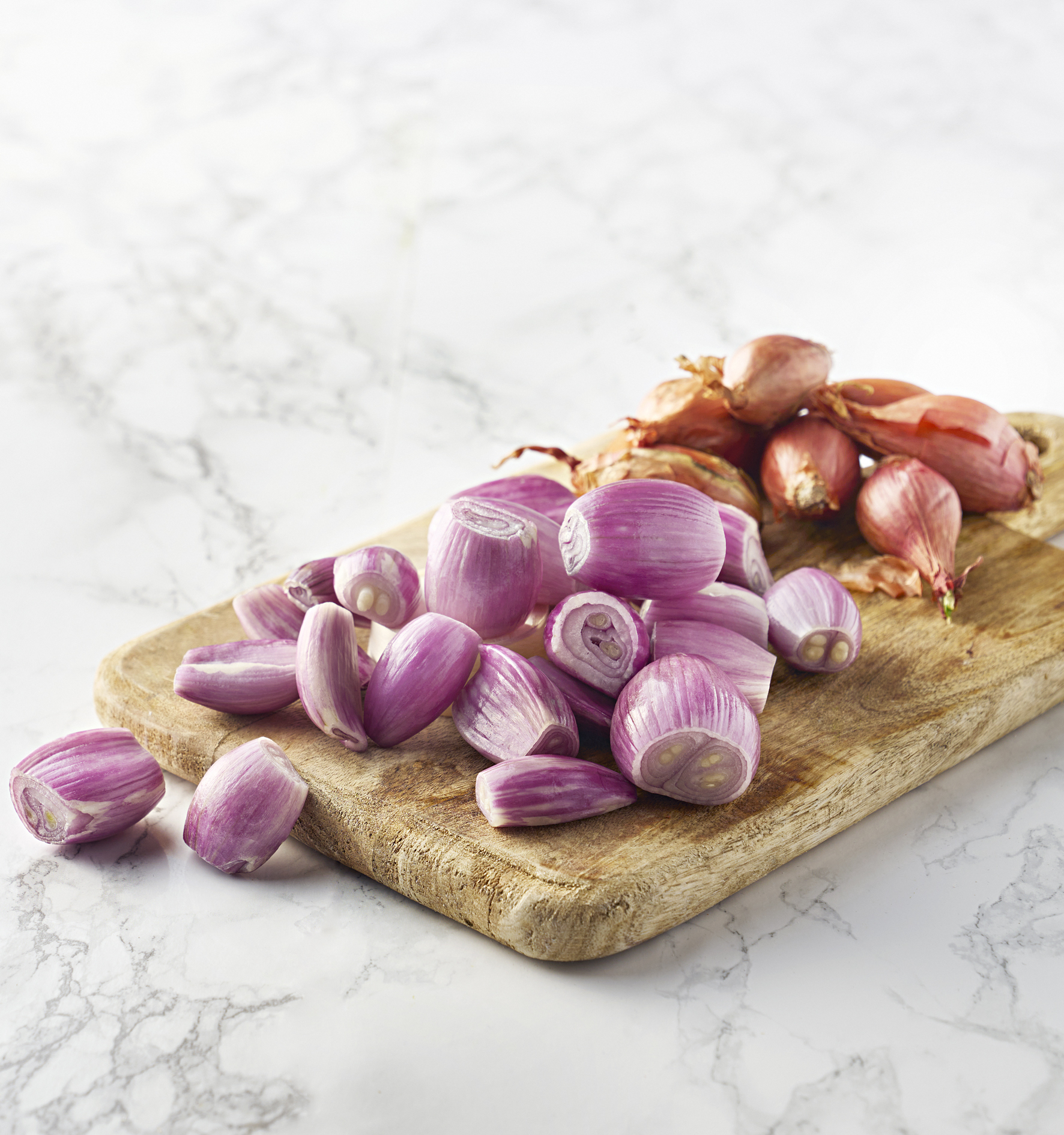 Schalottenlök Skalad