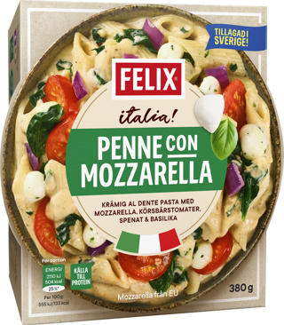 Penne med Mozzarella