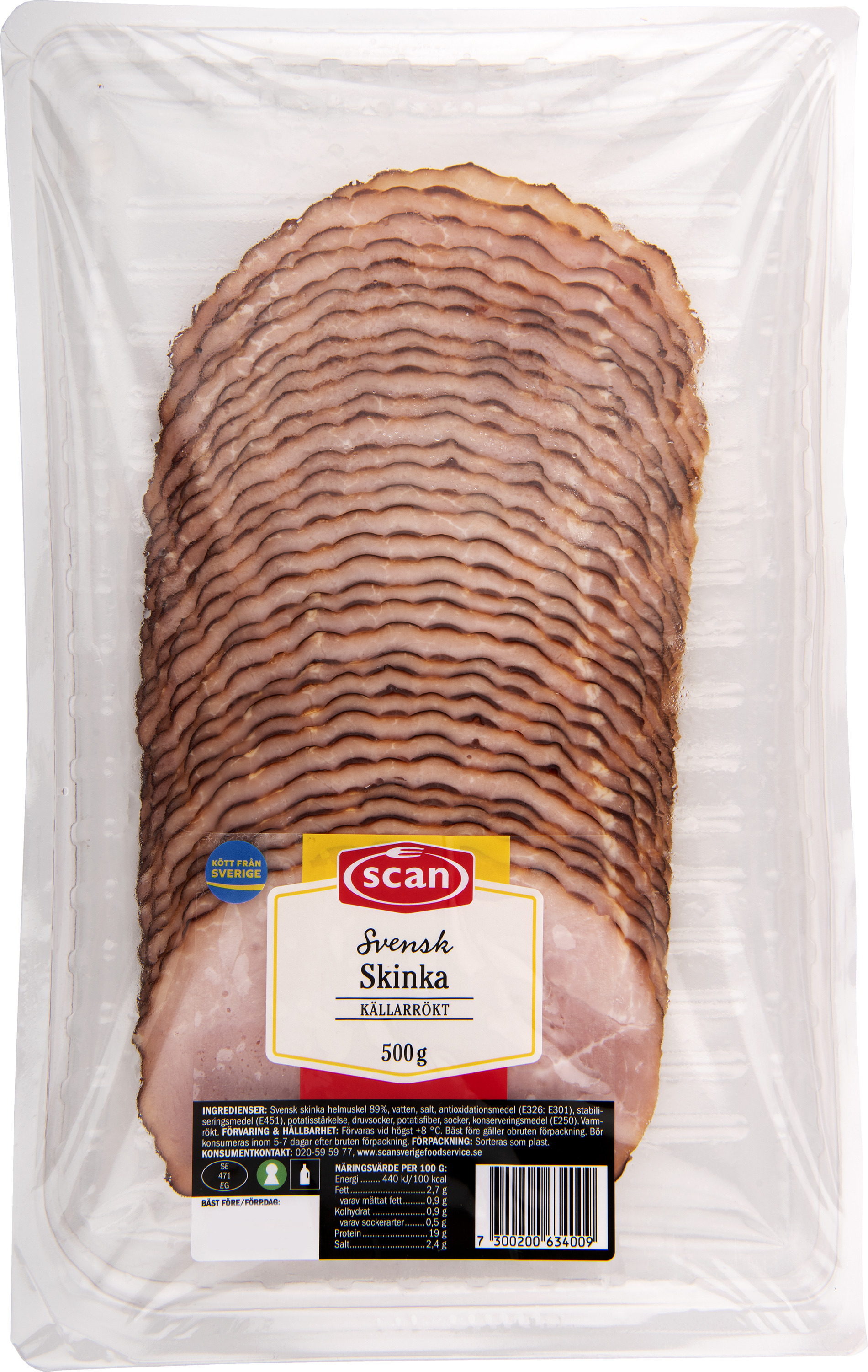 Skinka Källarrökt Skivad