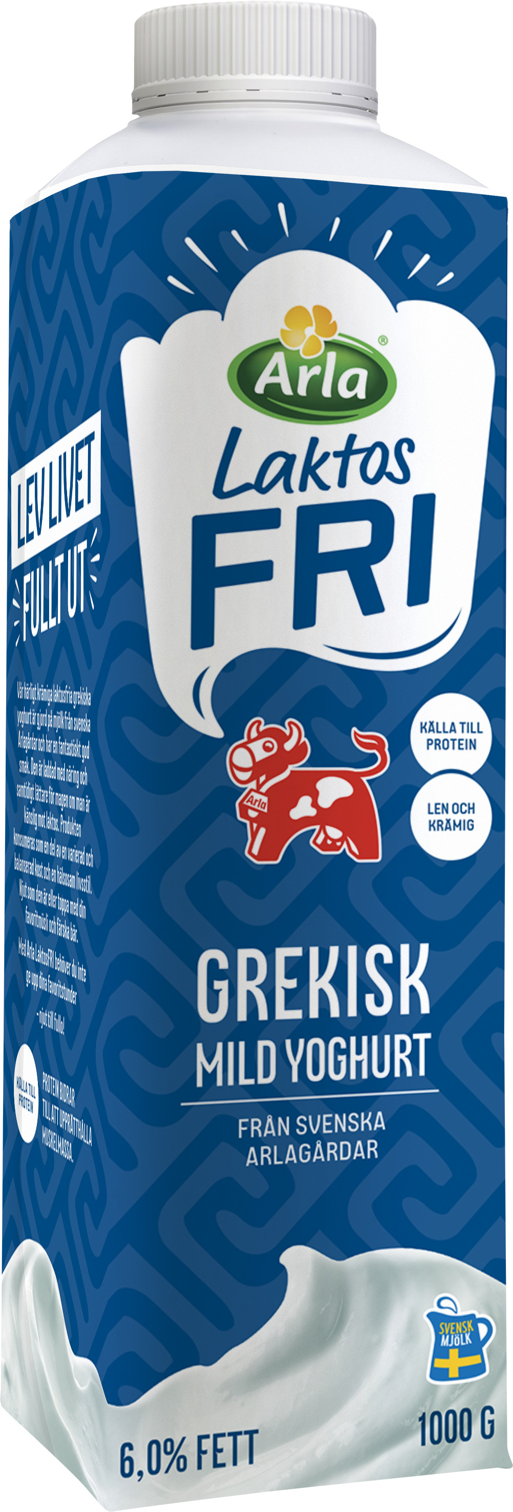 Grekisk Mild Yoghurt 6% Laktosfri