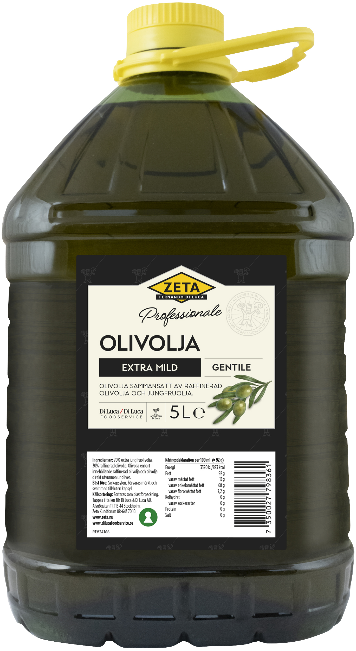 Olivolja Gentile Extra Mild