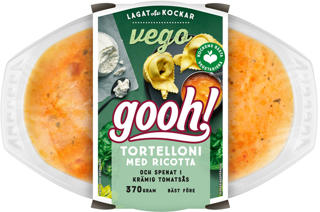 Tortelloni med Ricotta & Spenat