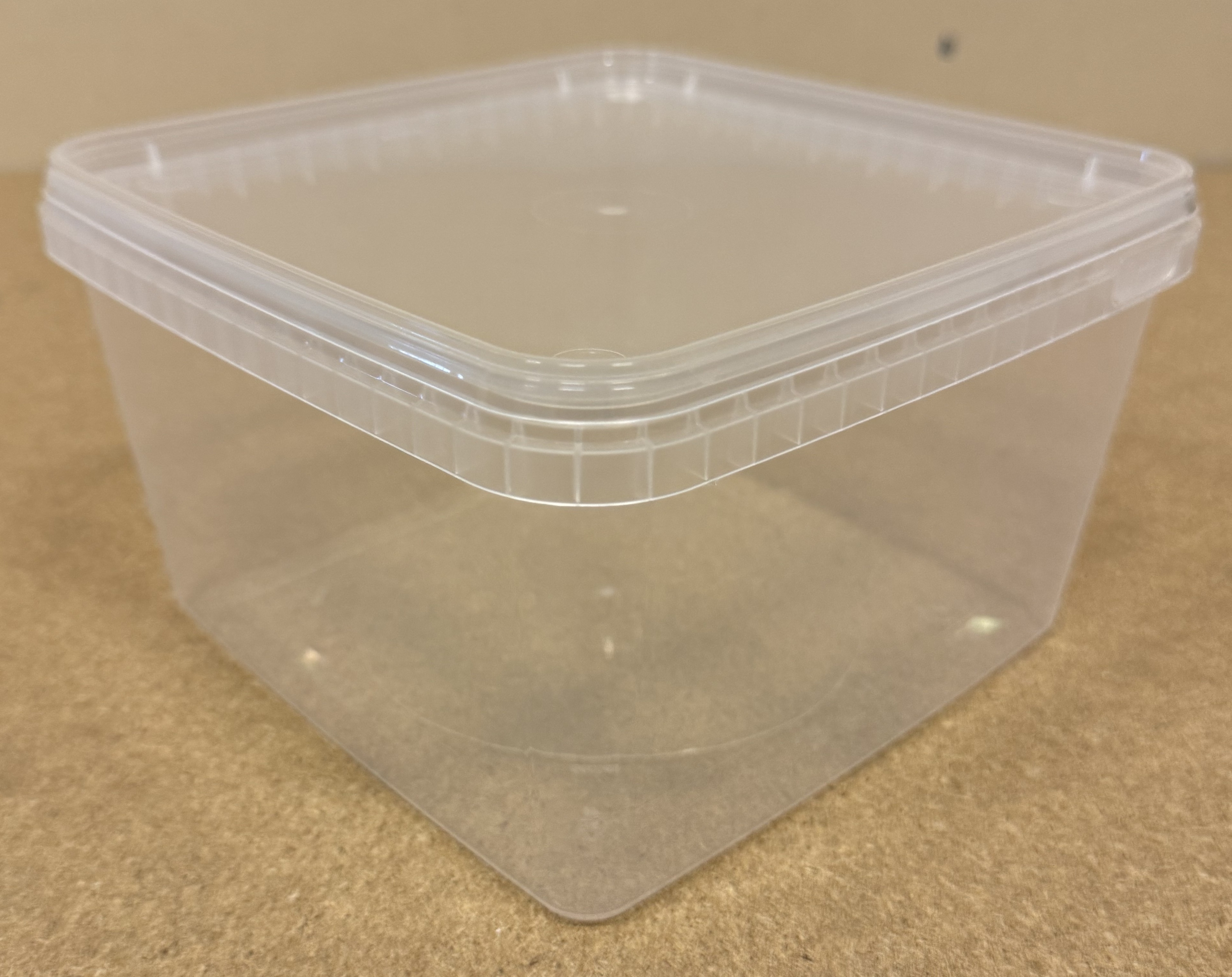 Förvaringsburk med lock 19x19x12 3L