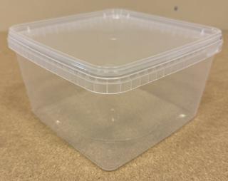 Förvaringsburk med lock 19x19x12 3L