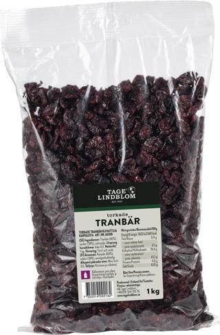 Tranbär Soltorkade