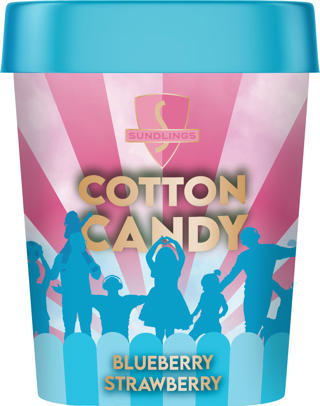 Sockervadd Jordgubb & Blåbär