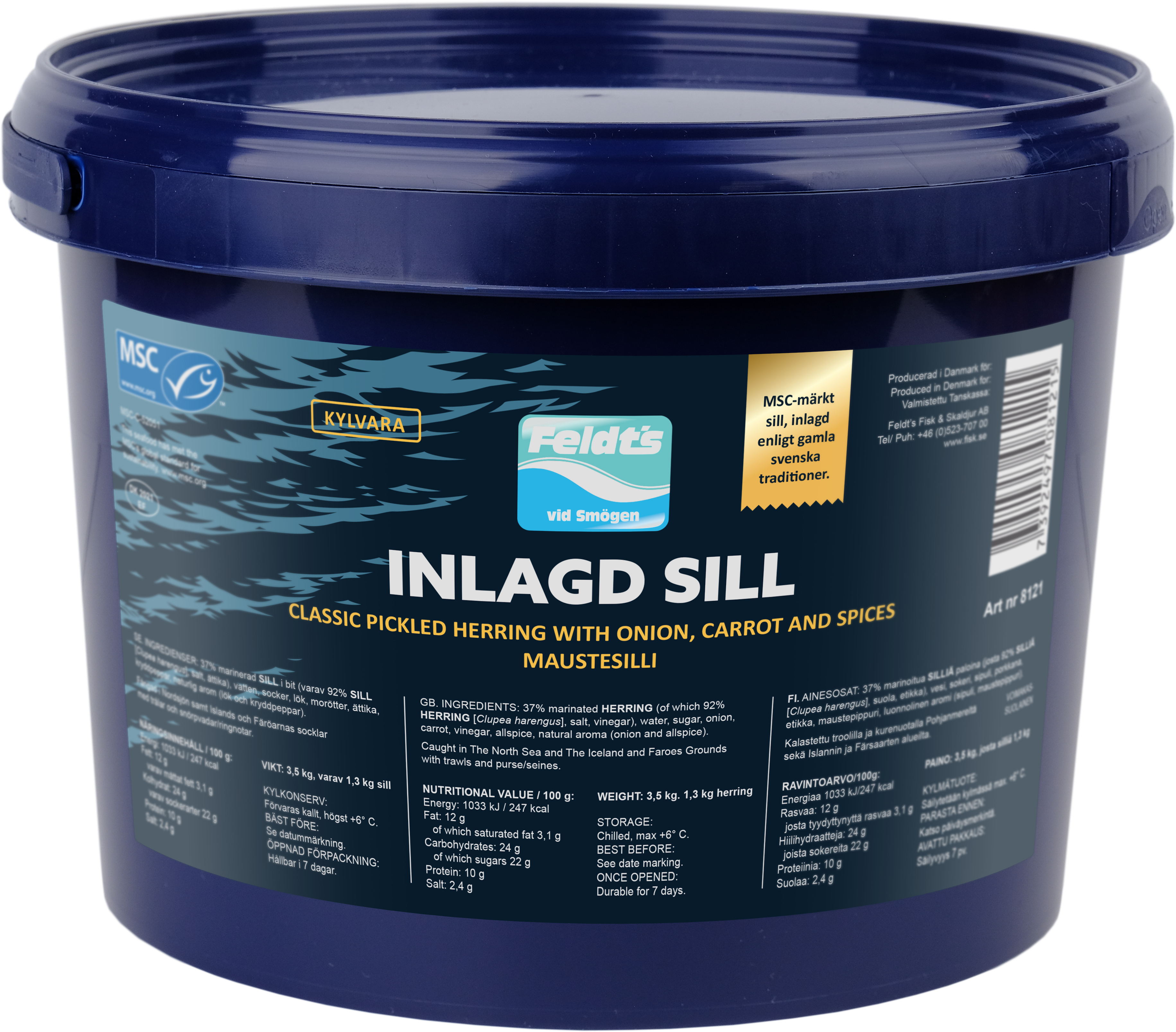 Inlagd Sill i Bit MSC