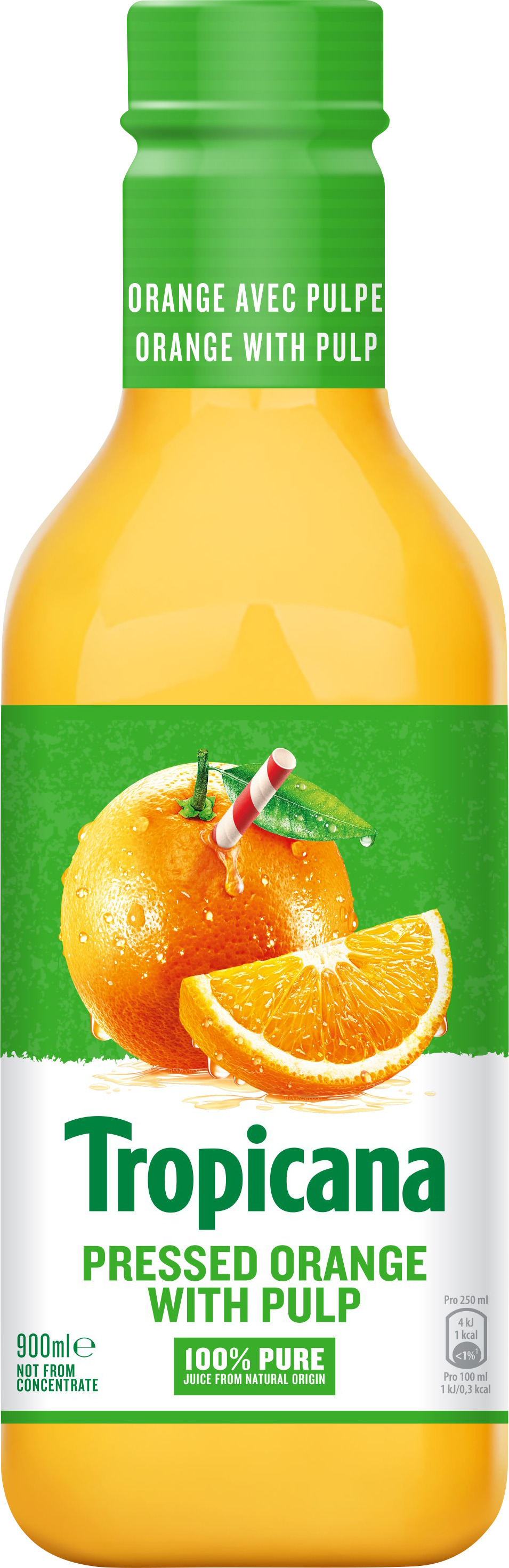 Apelsinjuice med Fruktkött PET