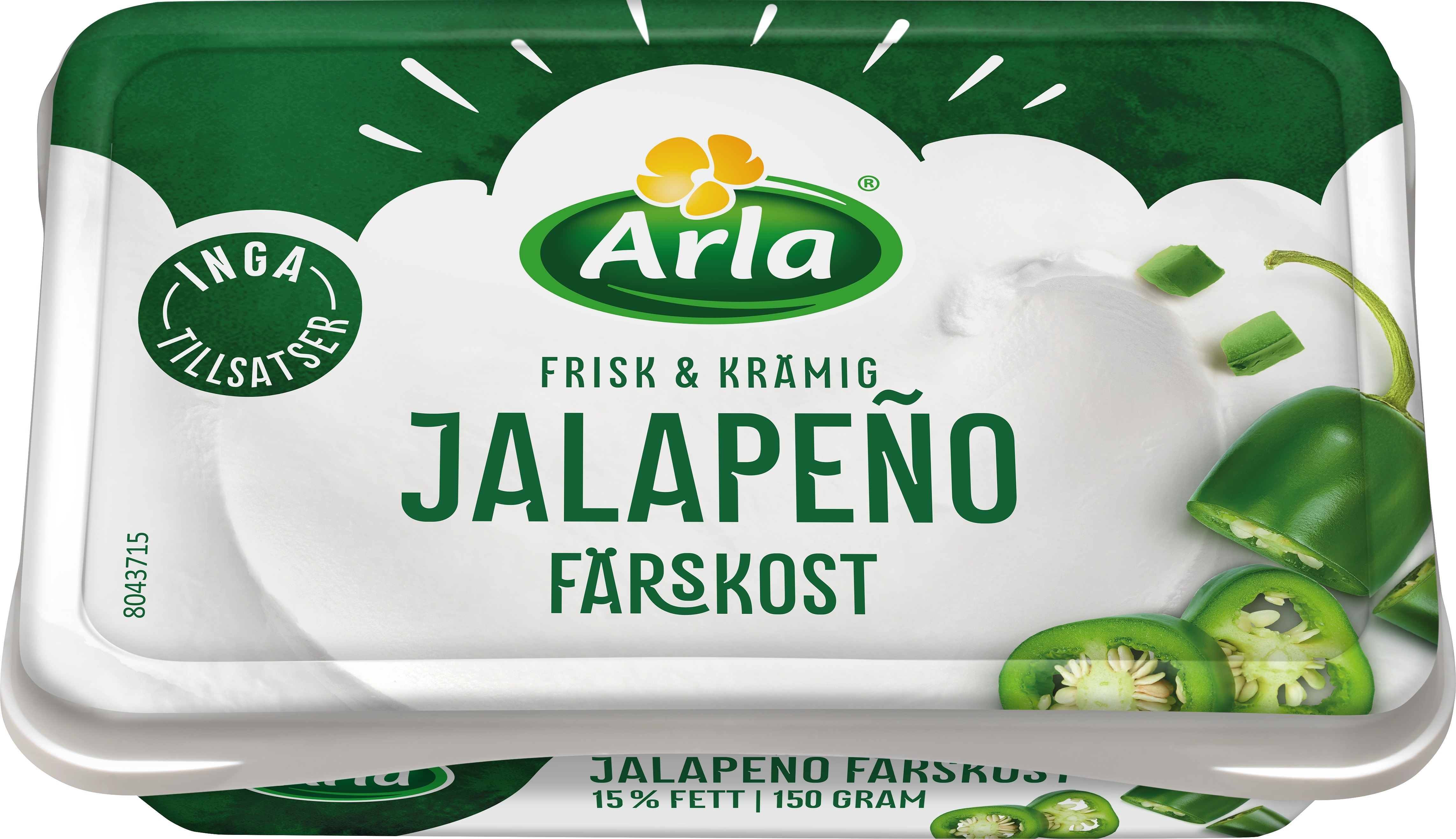 Färskost Jalapeño 15%