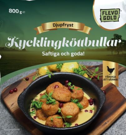 Kycklingköttbullar 15 g