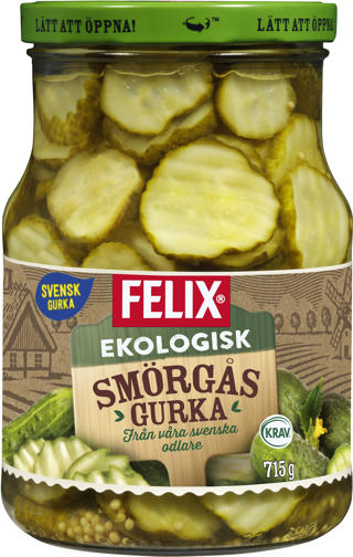 Smörgåsgurka Skivad EKO KRAV