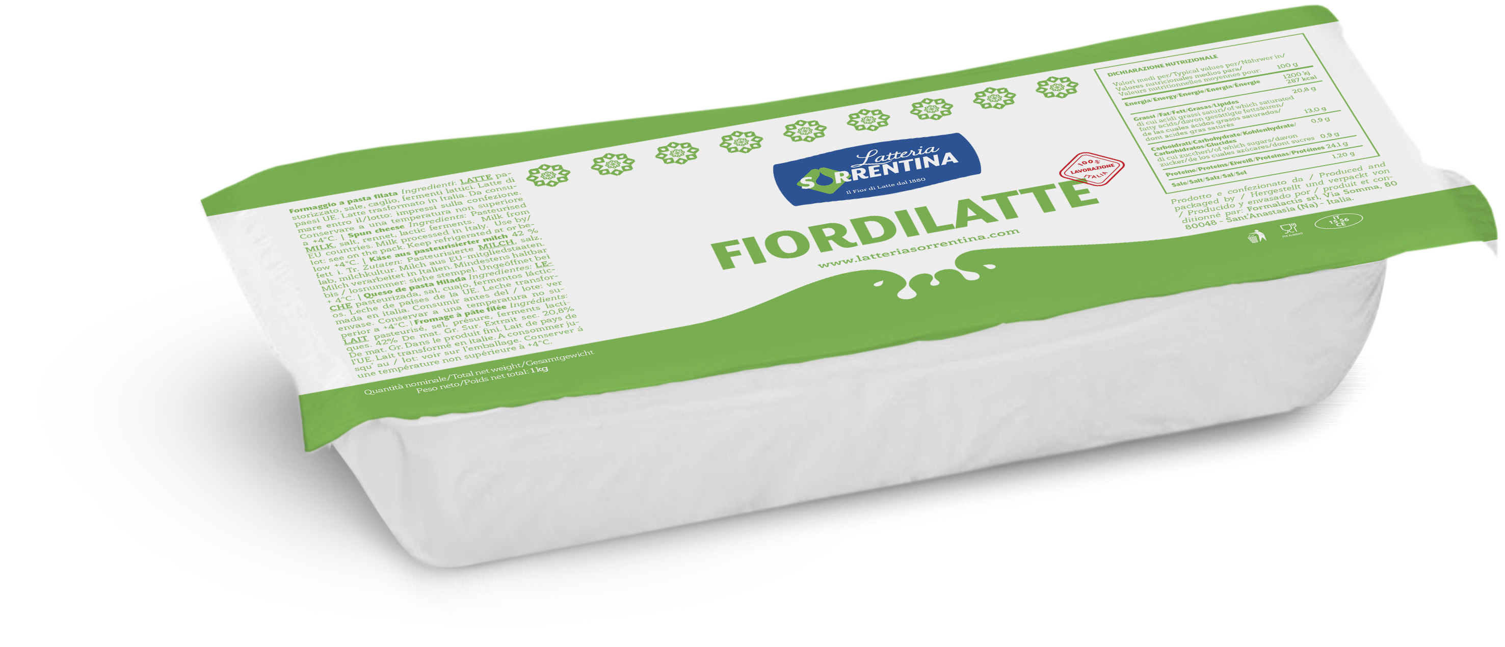 Mozzarella block