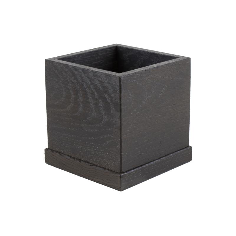 Bestickhållare Havana Black ek 10x10x13cm