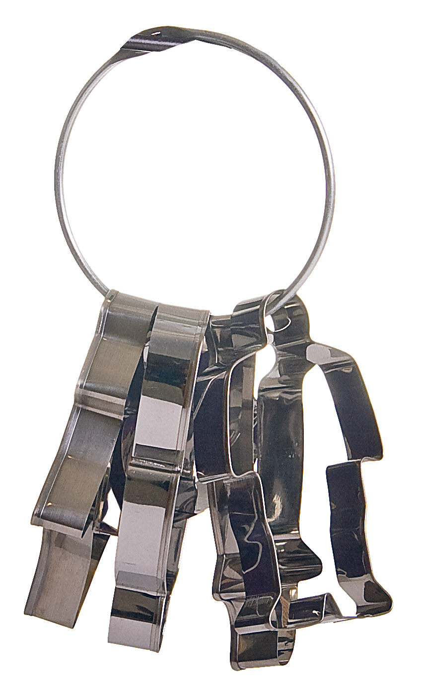 Pepparkaksmått Rostfri 5 delar