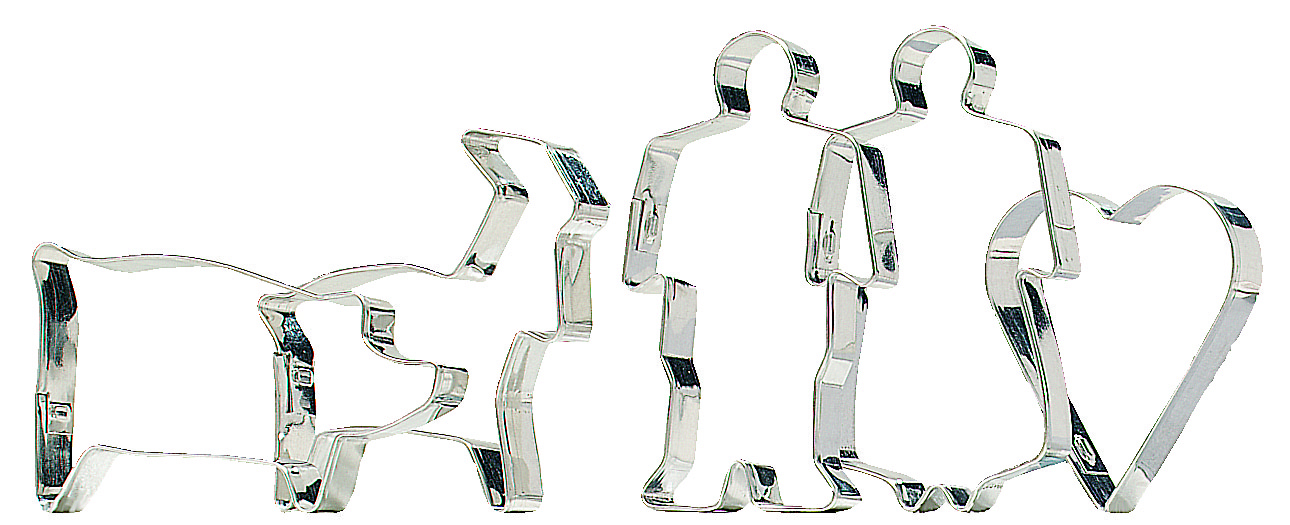 Pepparkaksmått Rostfri 5 Delar