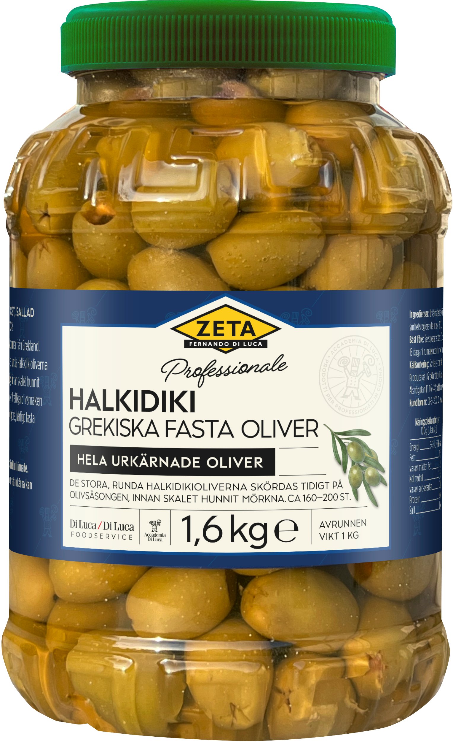 Halkidikioliver utan Kärna