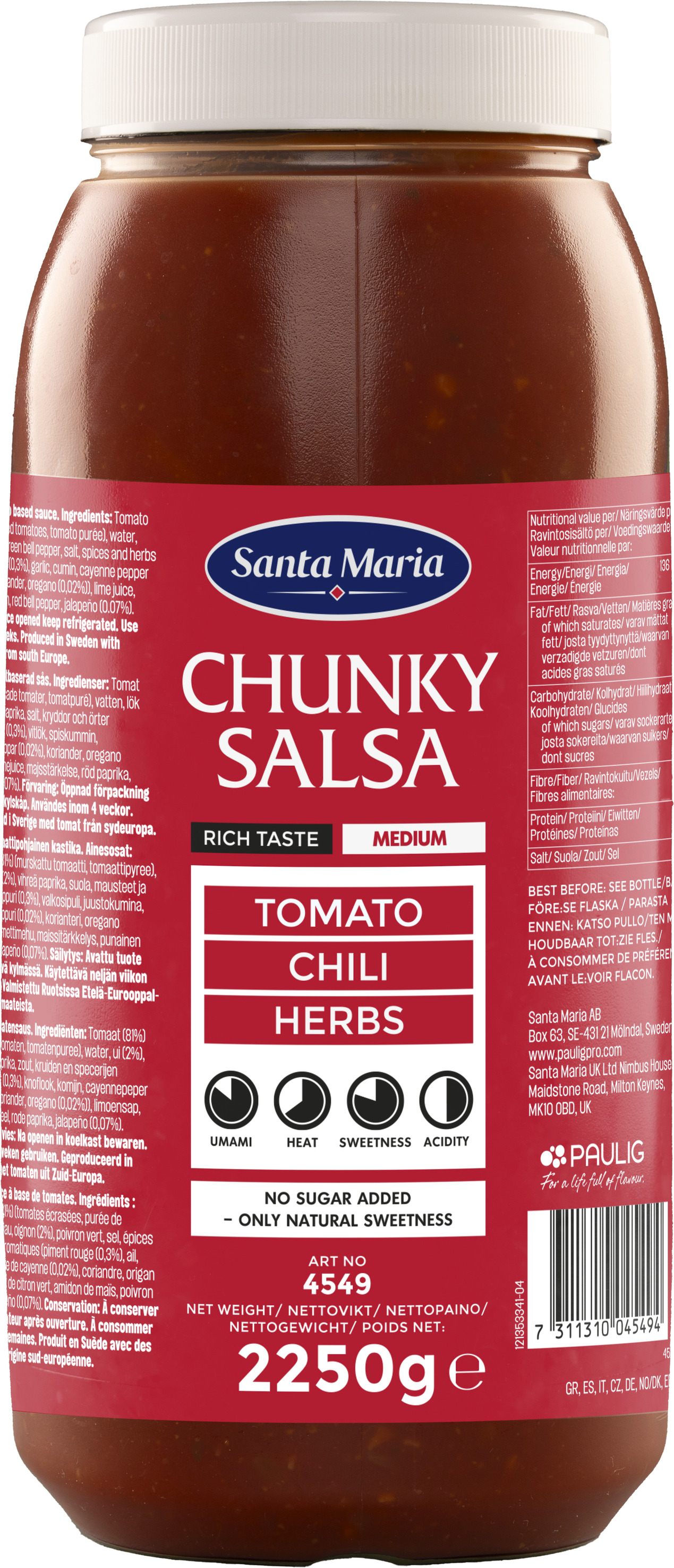 Salsa Chunky Medium Kanna