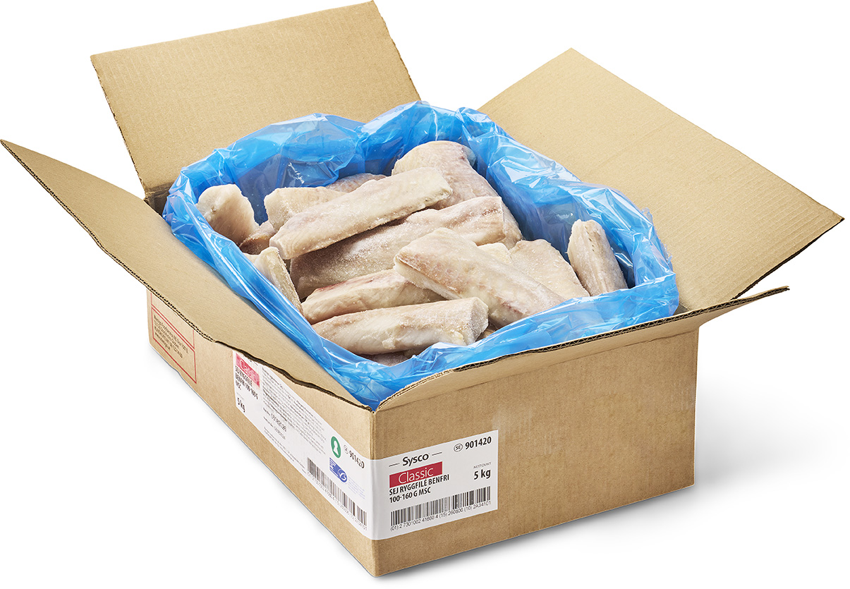 Sej Ryggfilé Benfri 100-160g MSC
