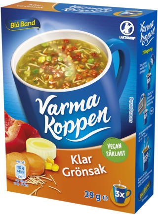 Grönsakssoppa klar