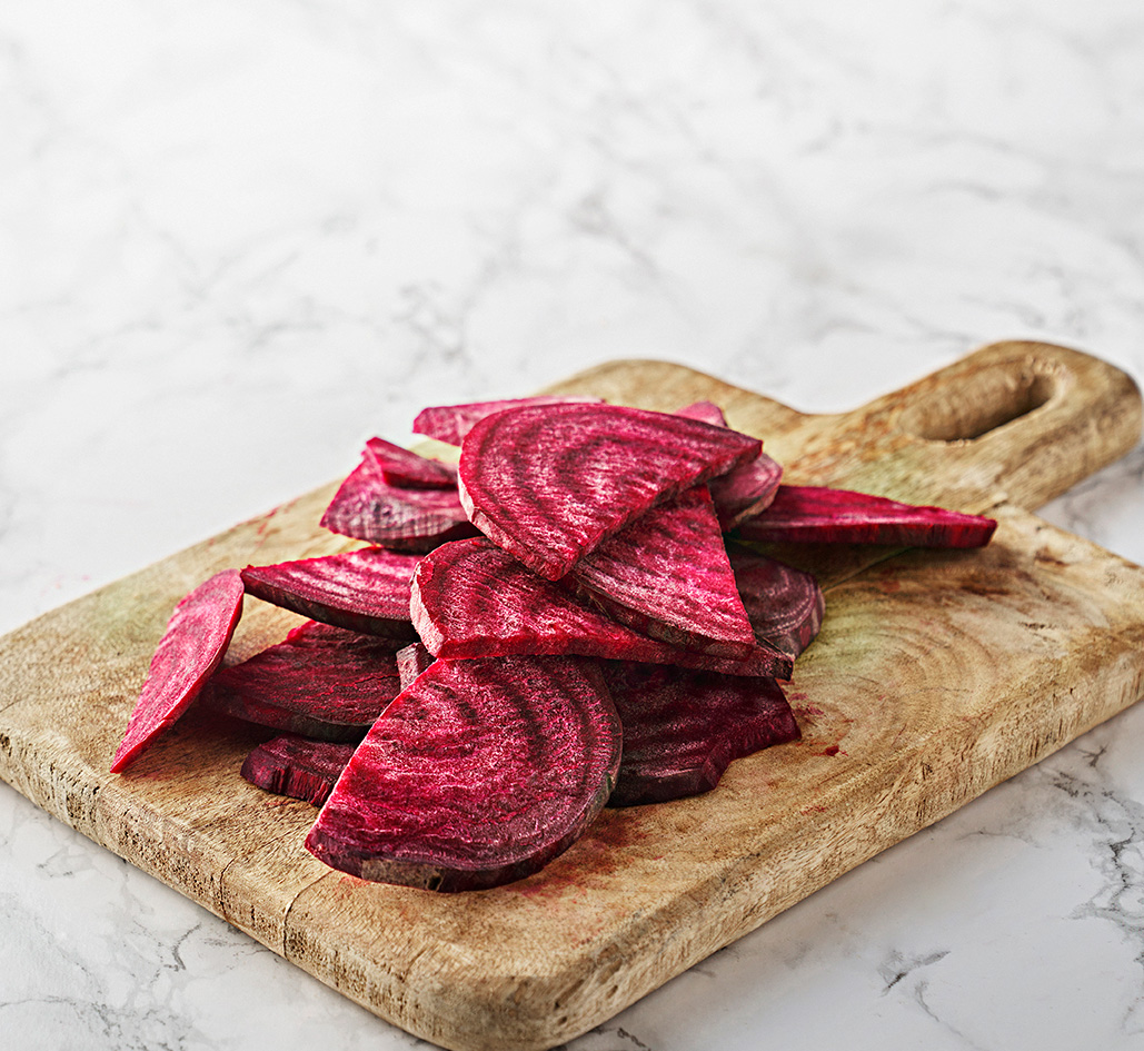 Rödbeta Skalad Skivad