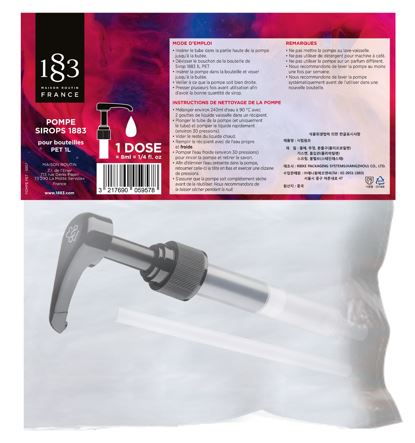 Pump till Syrup Routin 1883 1 l Petflaskor