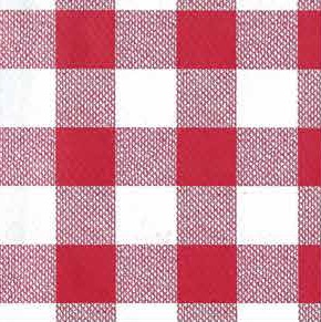 Vaxduk Miniruta Röd / Vit 20mx140cm