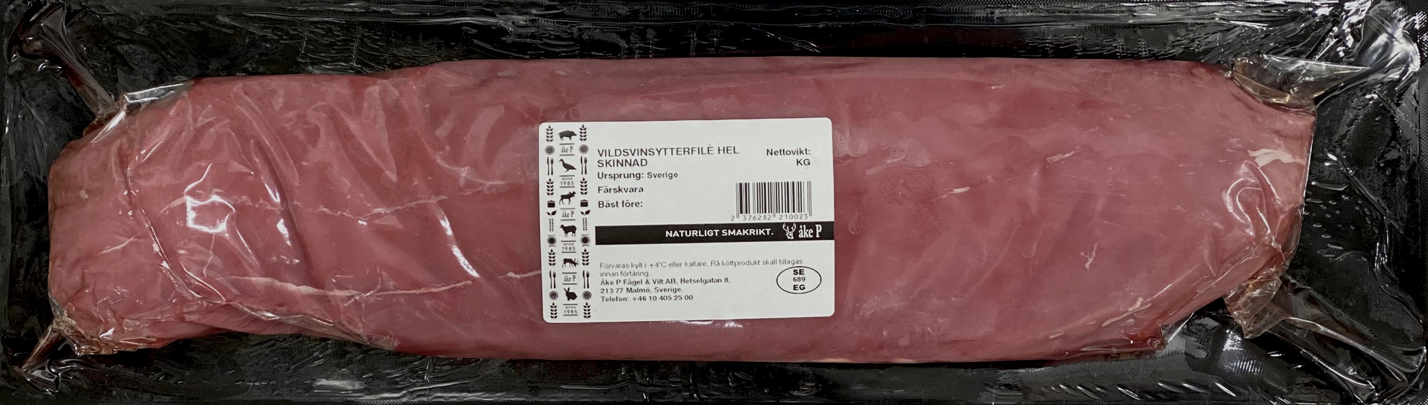 Vildsvinsytterfilé Skinnad Sverige