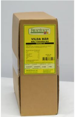 Måltidsdricka Vilda Bär 1+5 Bag in Box