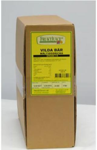 Måltidsdricka Vilda Bär 1+5 Bag in Box